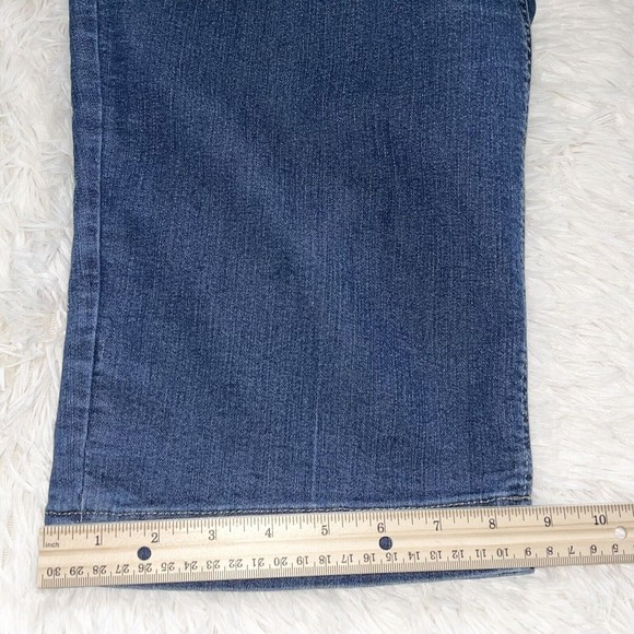 Westbound Cropped Jeans Plus Size 14 Capri Pull On Pants Denim Jeggings Blue - Picture 3 of 11